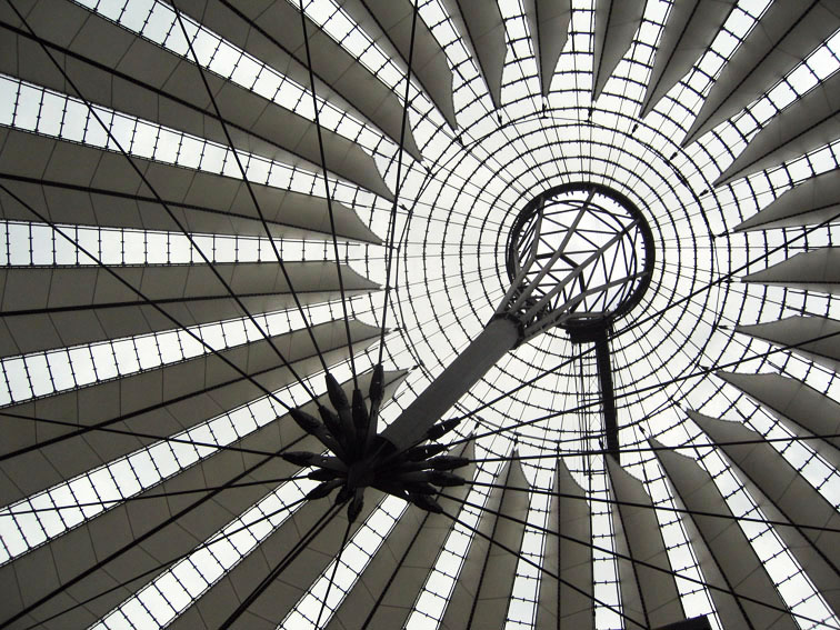 Cúpula del Sony Center. Berlín. 2008.