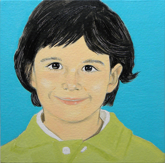 Retrato de Jimena. Óleo sobre madera. 2010.