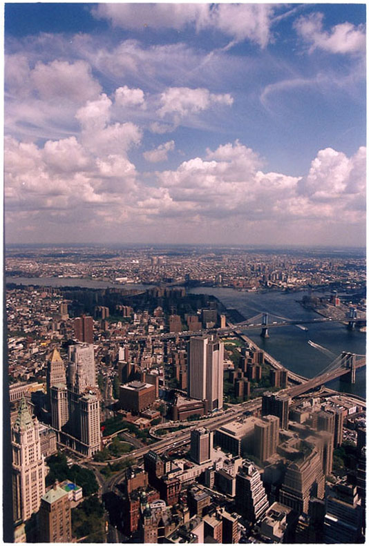 Vista desde el World Trade Center. Nueva York. Septiembre 1998.