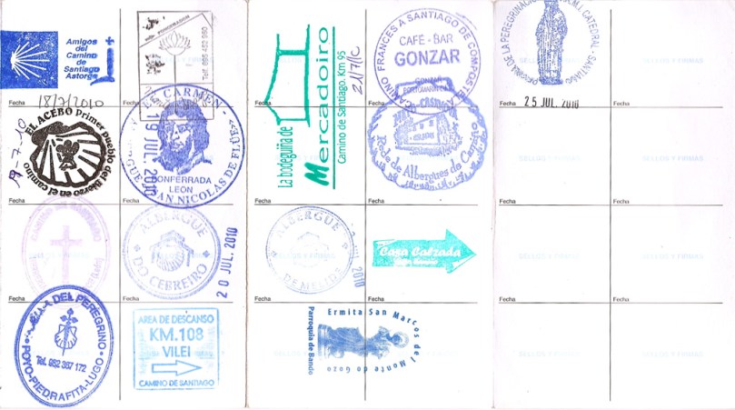 Pilgrim's credentials