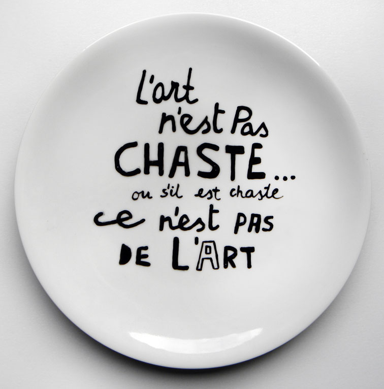 L’art n’est pas chaste