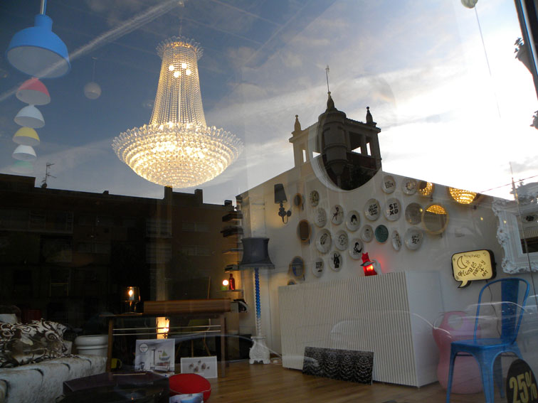 A través del cristal