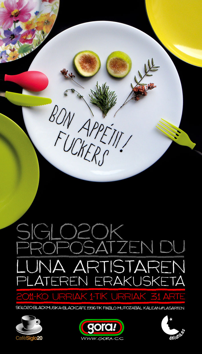 Diseño de cartel para la exposición bon appétit