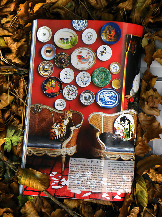 Luna Art plates in AD Architectural Digest