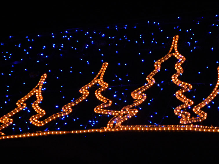 Christmas lights Luces navideñas