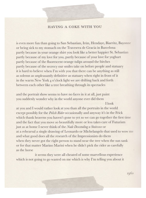 Having a coke with you Having a coke with you