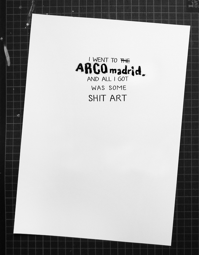 Fuck art!