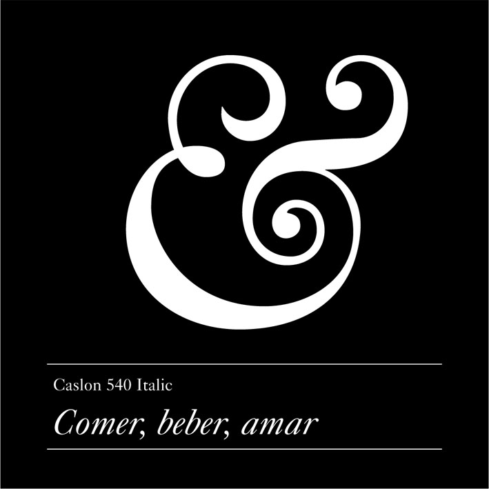 Caslon 540 Italic