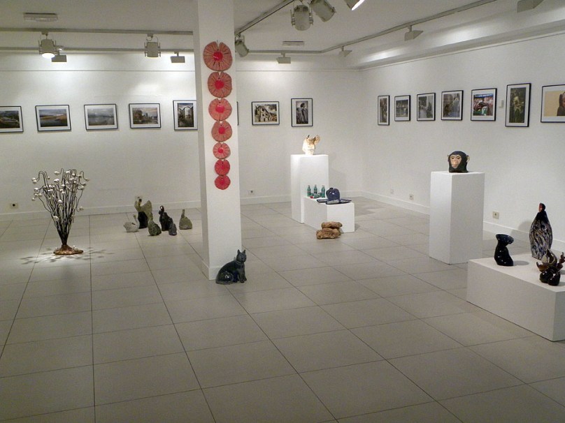 Exposición del taller de cerámica de Manuela Marcos