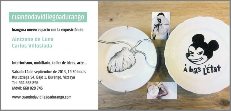 An exhibition of ceramics by by Aintzane De Luna and Carlos Villoslada