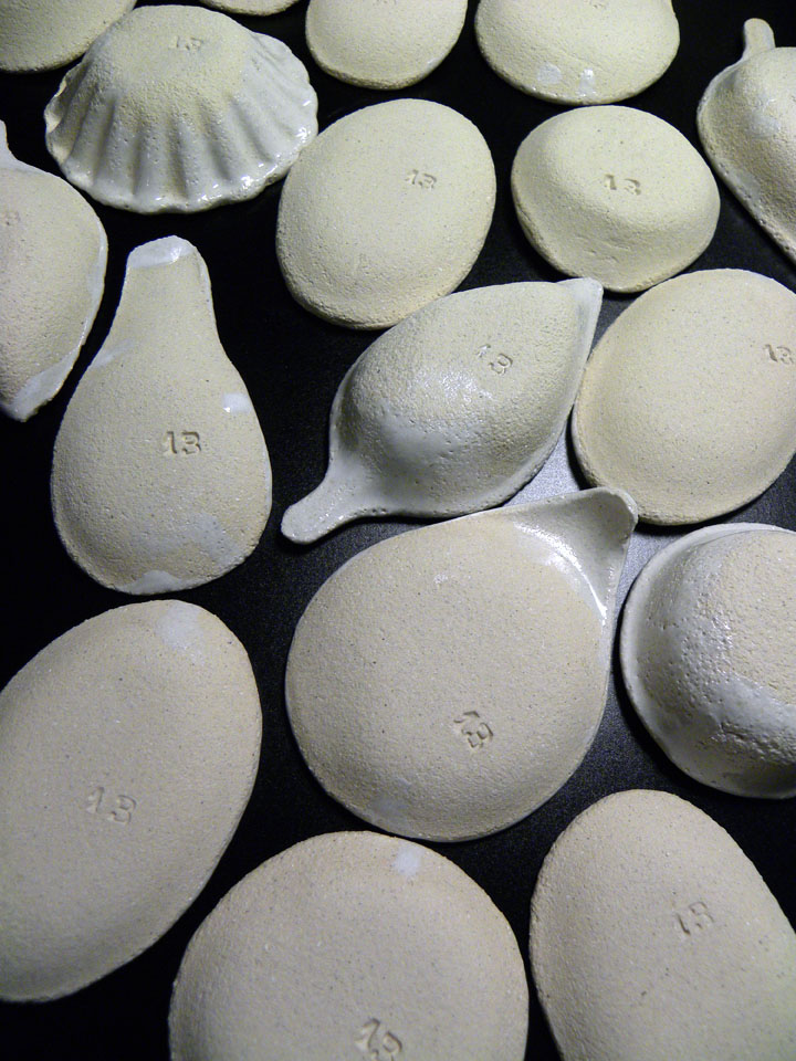 Marcado en piezas de cerámica Luna Art