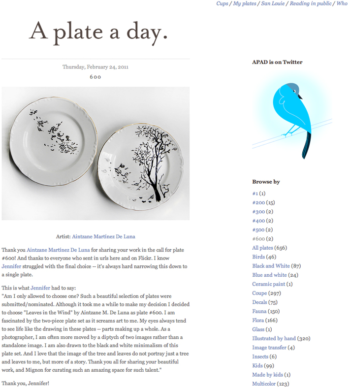 Luna en A plate a day