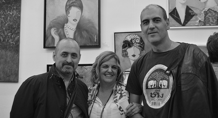 Deluna Ceramics en la inauguración de Galería Fariza