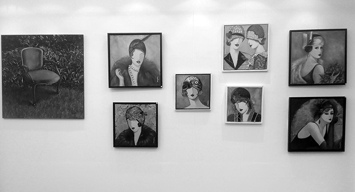 Amaya Fariza y Elda Aragüena en Galería Fariza