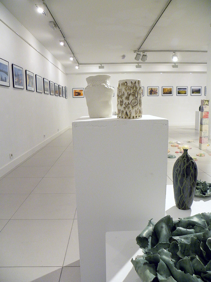 Exposición del taller de cerámica con Aintzane De Luna