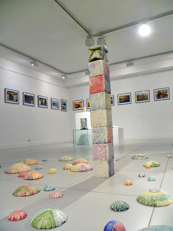 Exposición del taller de cerámica con Aintzane De Luna