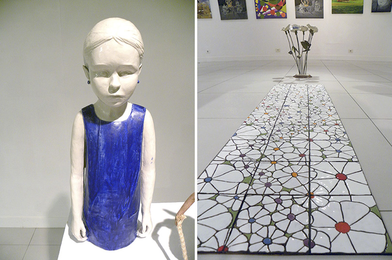 Exposición del taller de cerámica con Aintzane De Luna