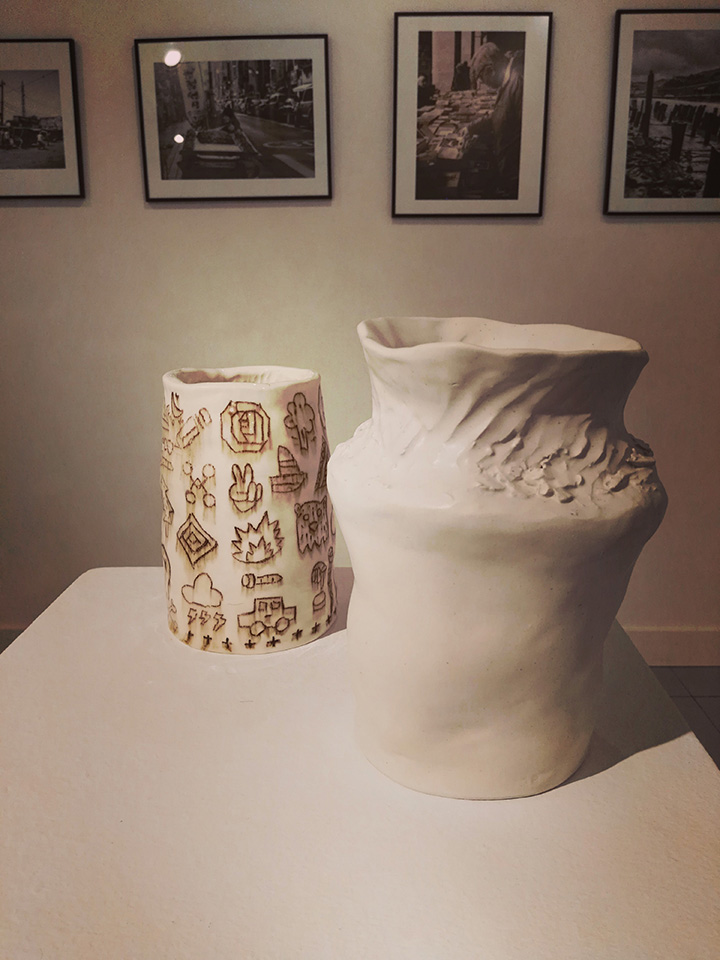 Exposición del taller de cerámica con Aintzane De Luna