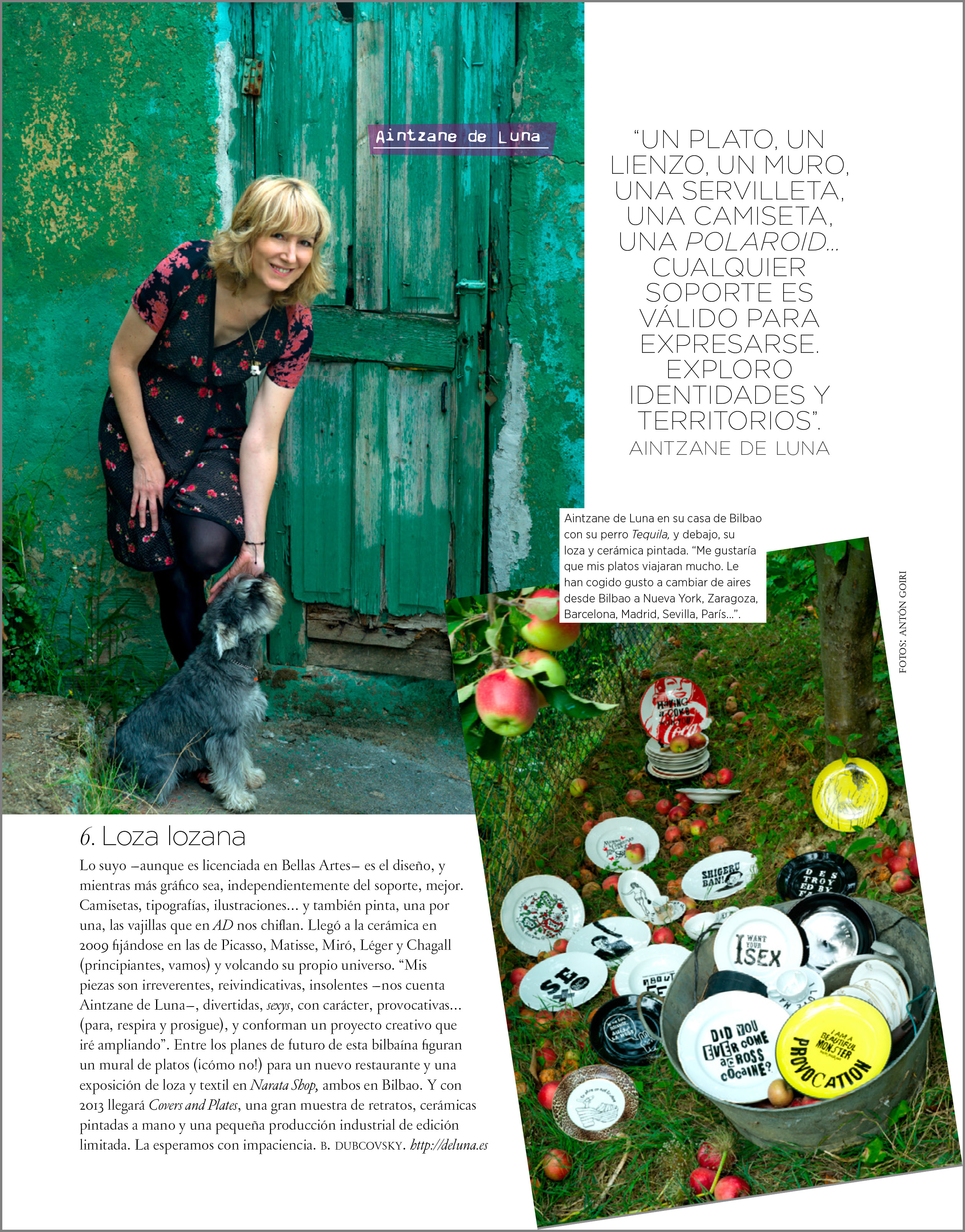 Deluna Ceramics en AD Architectural Digest