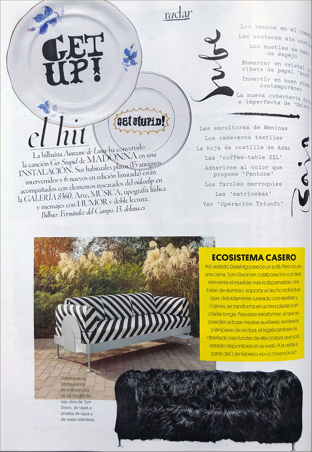 Aintzane De Luna en Revista AD Architectural Digest