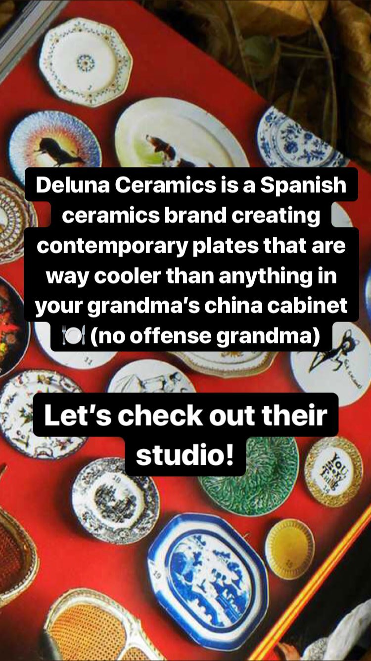 Deluna Ceramics Studio Tour on Tictail channel