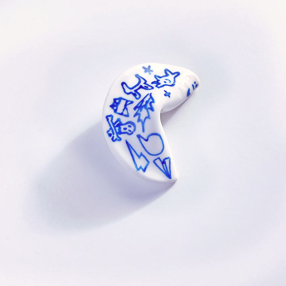 Fortune Cookie by Deluna Ceramics