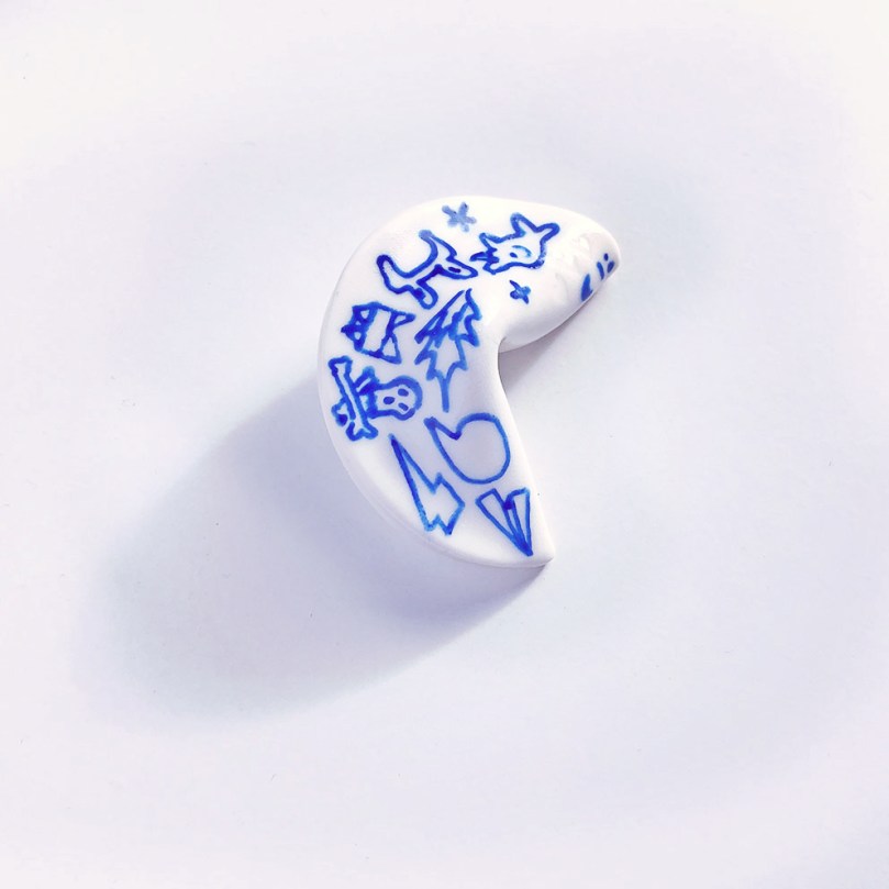 Fortune Cookie by Deluna Ceramics