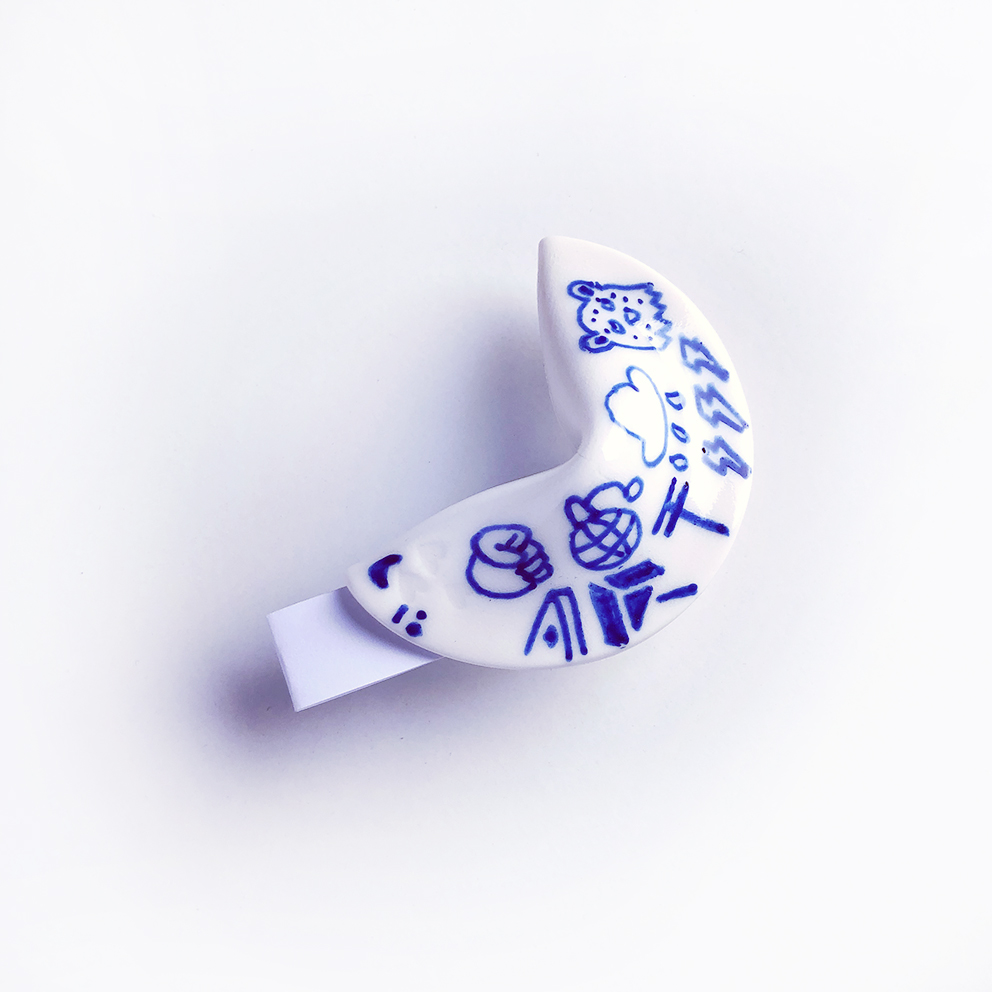 Fortune Cookie by Deluna Ceramics