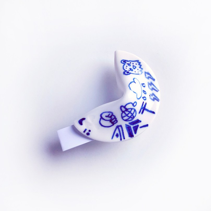 Fortune Cookie by Deluna Ceramics