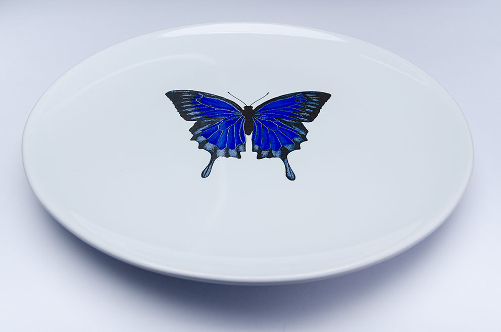 GET UP! Porcelanas & Mariposas por Deluna Ceramics
