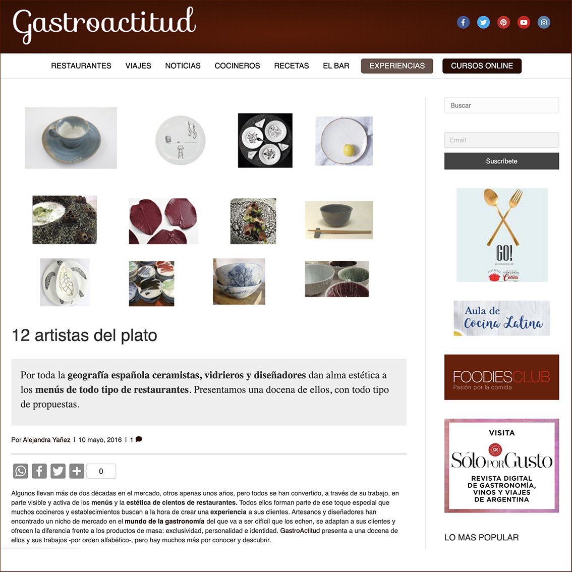Deluna Ceramics en Gastroactitud