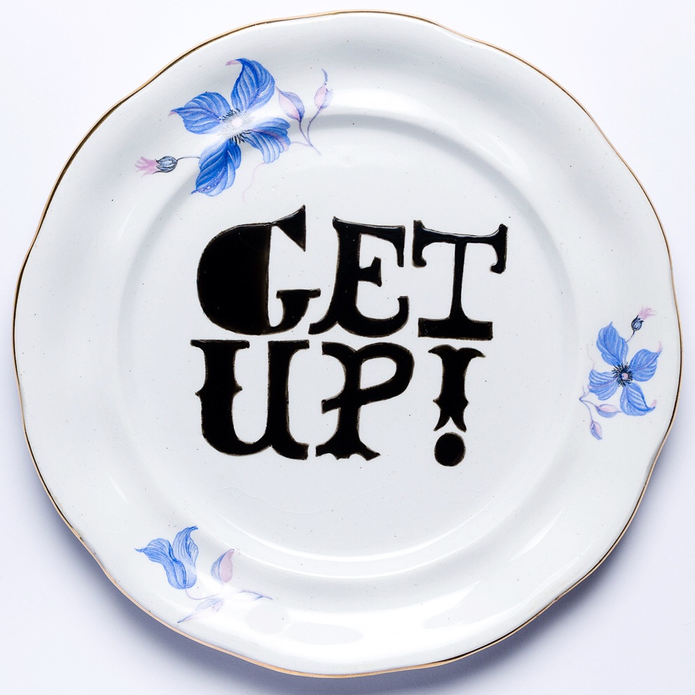 GET UP! Porcelanas & Mariposas por Deluna Ceramics