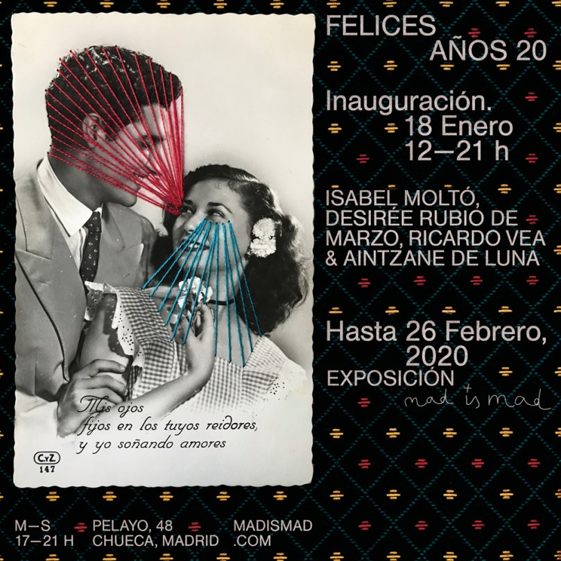 Aintzane De Luna en la exposición colectiva 'Felices Años 20' en la Galería Mad is Mad
