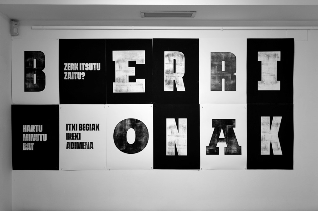 'Berri Txarrak, Berri Onak', instalación de la artista Aintzane De Luna